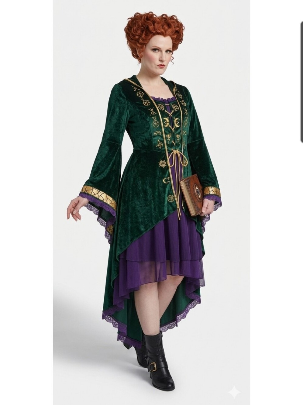 Disney Hocus Pocus Winifred Sanderson Costume Dress Size L